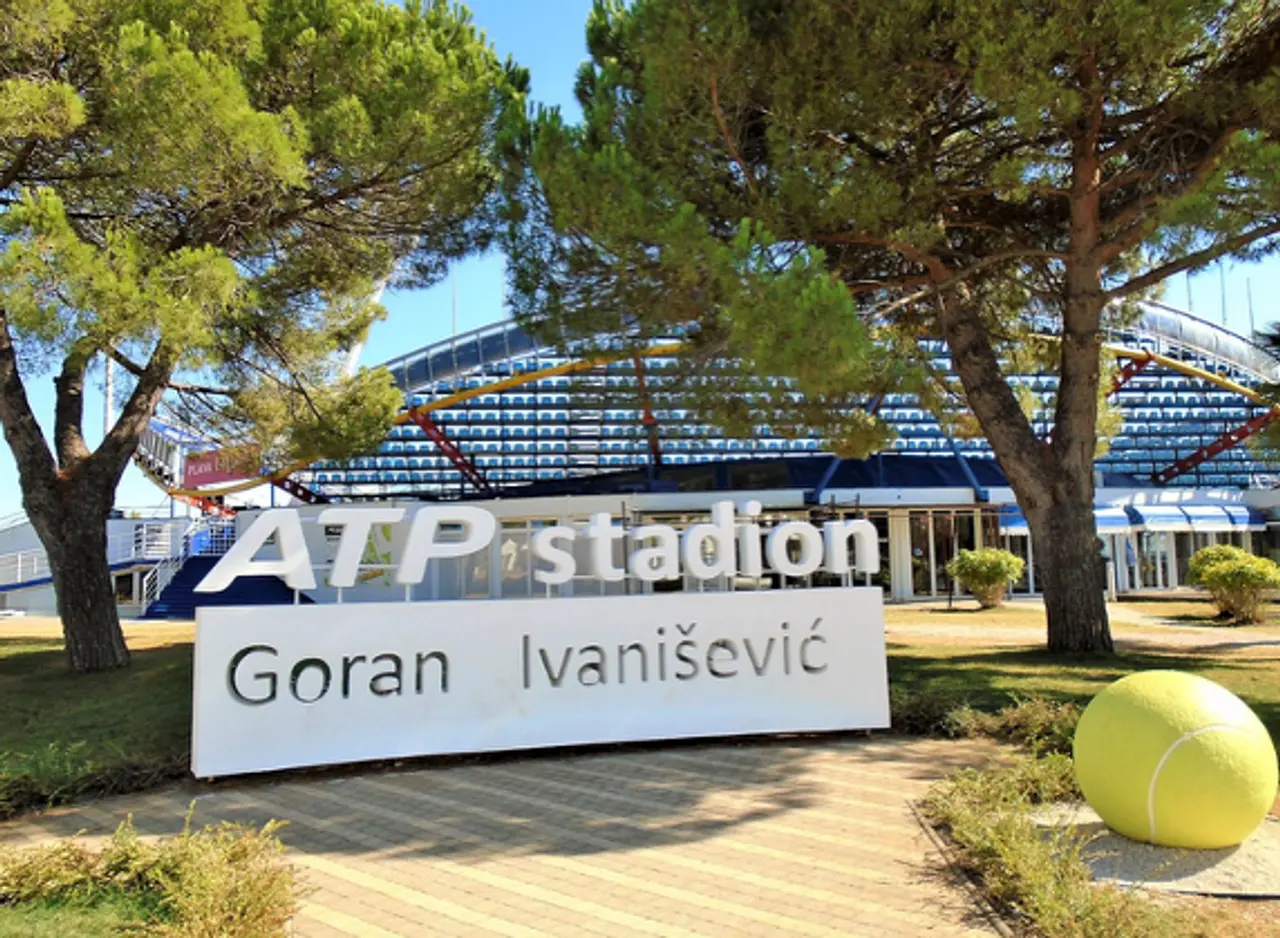 Goran Ivanišević ATP stadium in Umag 